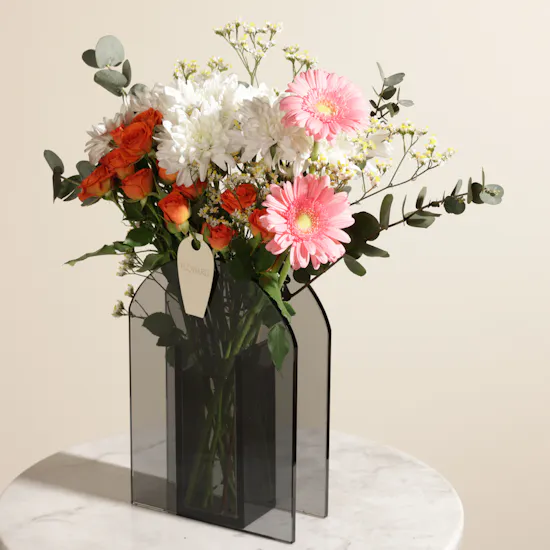 Blush Glam Flower Vase
