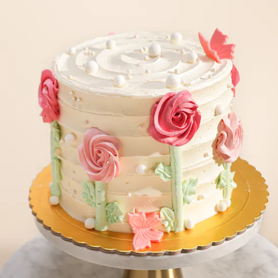 Floward Rose Cake | Dreamy Rose Bag