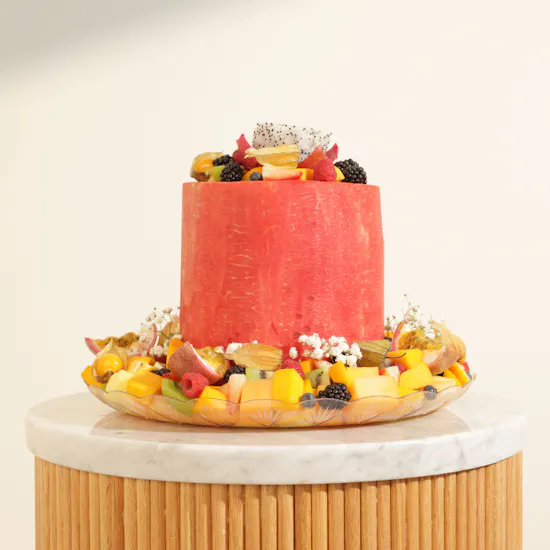 Fresh Pickes Tropical Elegance Fruit Tower Platter