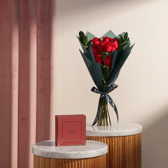 Atelier Rebul Apple Cinnamon Home Kit Gift Set | True Feeling Flower Bouquet