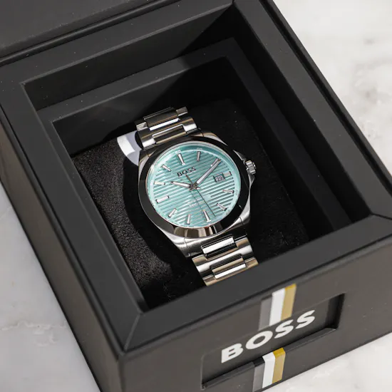 Hugo Boss Strike Silver Tone Men's Watch