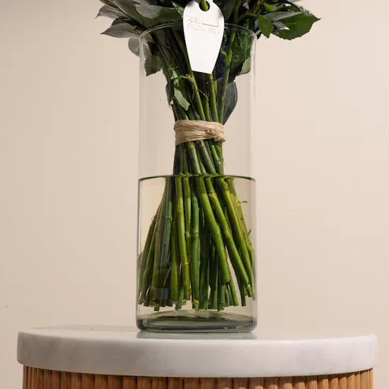 Light Pink Roses Vase