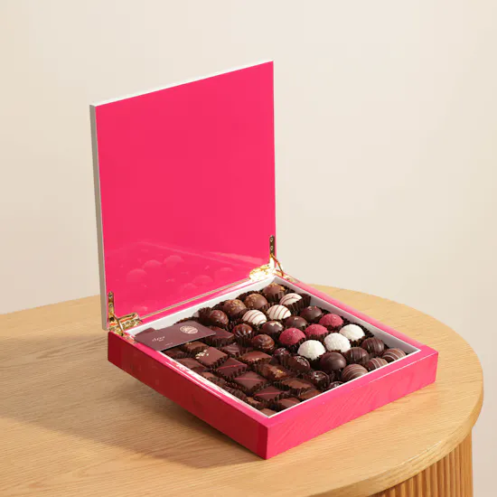 Bateel Chocolates and Truffles Mix Wood Box