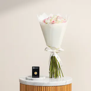 BTC King George Gold Coin | Golden Sentiment Flowers BTC King George Gold Coin | Golden Sentiment Flowers