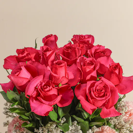 Blush Wedding Congrats Flower Box