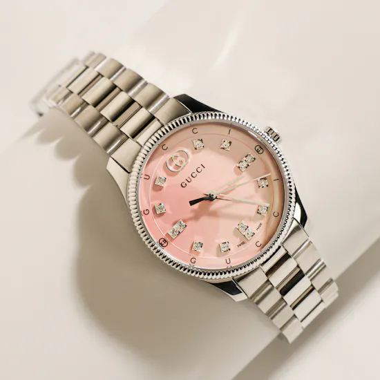 Gucci G-Timeless Silver Watch for Women
