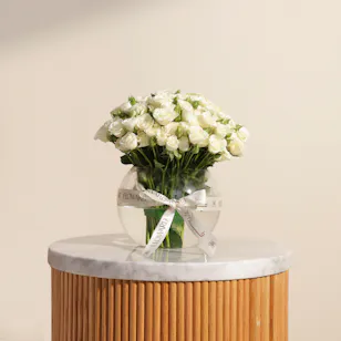 Pure Baby Rose Vase | 35 Flowers Pure Baby Rose Vase | 35 Flowers