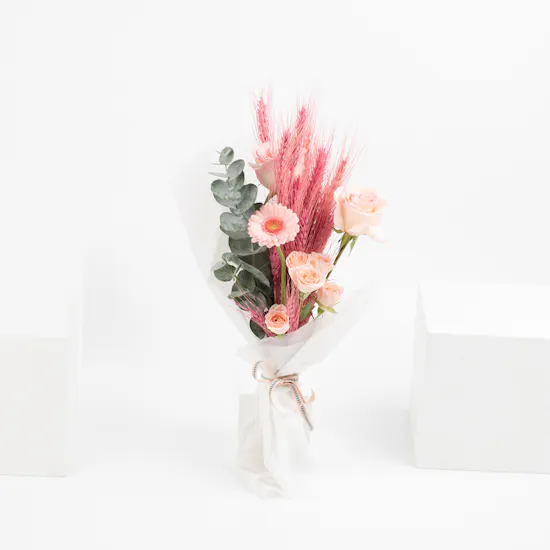 Pink Brilliance | Gerberas & Roses