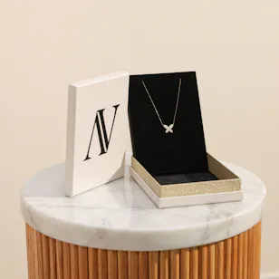 AV Jewelry Butterfly Collection Gold Necklace