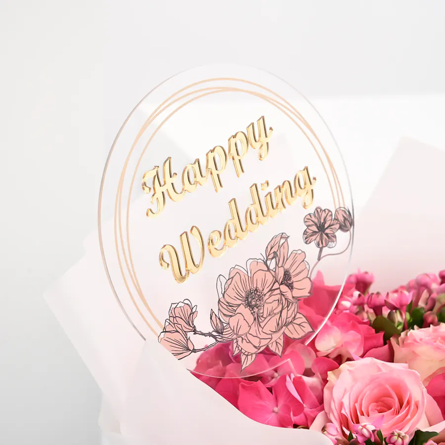 Bostani Rose Chocolate Box | Wedding Blooms 2