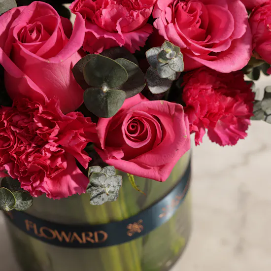Velvet Touch Flower Vase