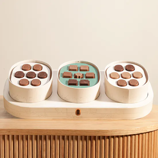 Otantik Sweets Trio Chocolate Oval Box
