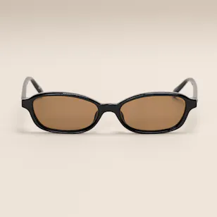 Le Specs Honey Pot Rectangle Black Women's Sunglasses Le Specs Honey Pot Rectangle Black Women's Sunglasses