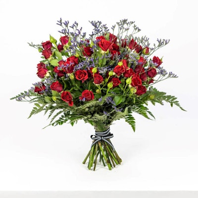 Red Baby Roses Pleasure Bouquet