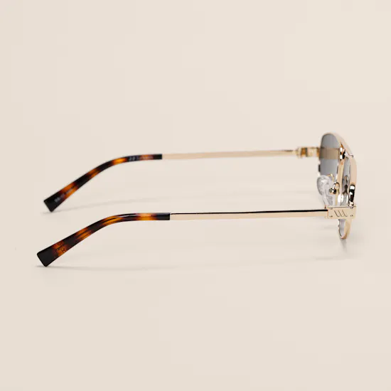 Le Specs Treasure Gold Smoke Mono Unisex Sunglasses