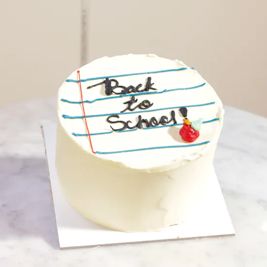 Cake Boutique Back to School Mini Cake | Balloons