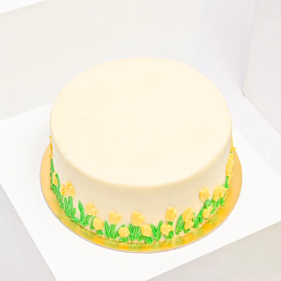 Helen's Yellow Tulips Cake 1