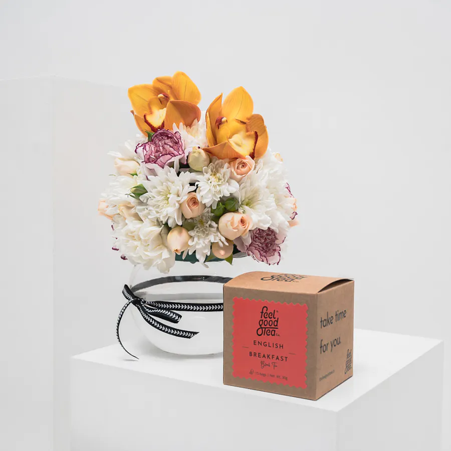 Feel Good Tea English Breakfast Tea Bags | Blooms Vase 6