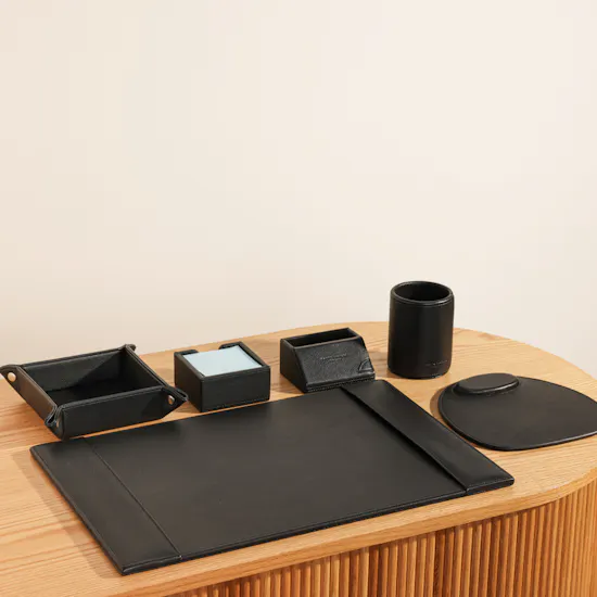 Campo Marzio Desk Set in Black | Orchids