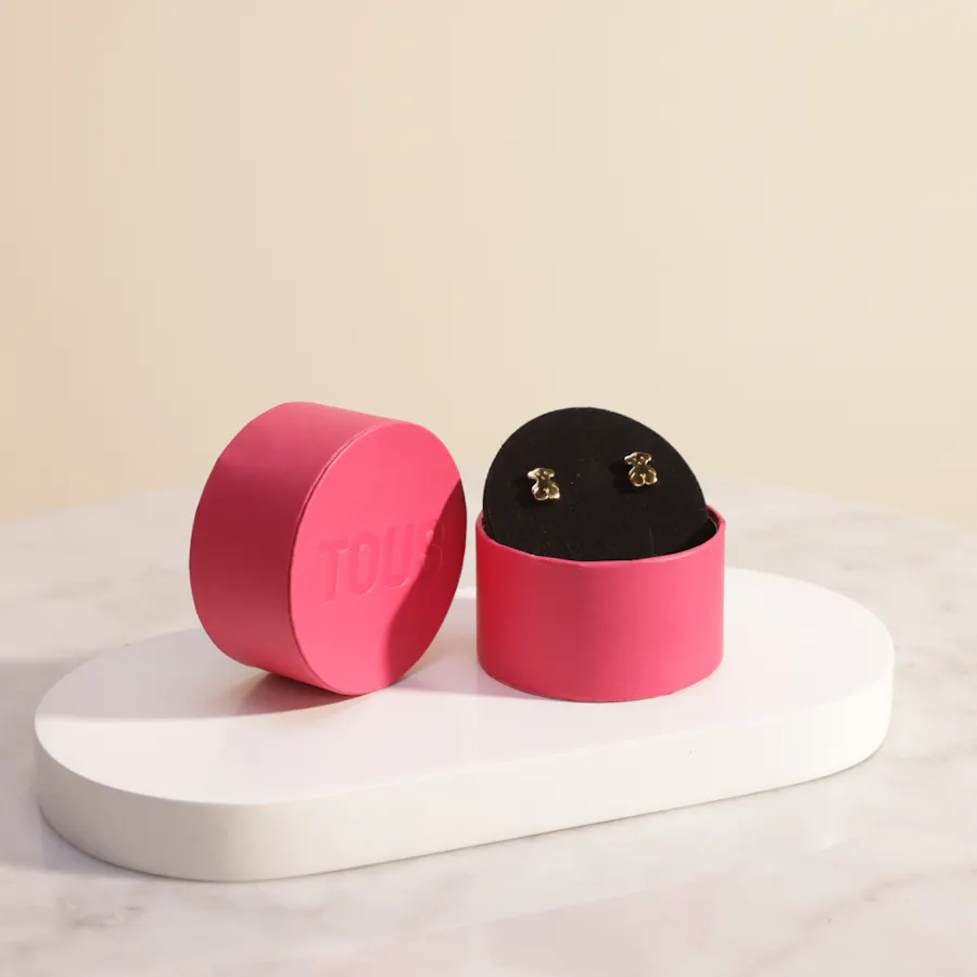 Tous Gold Bear Earrings  1