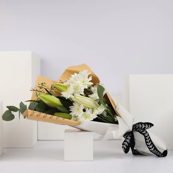 Elegant White | Flower Bouquet