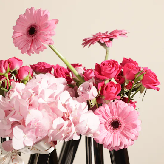 Pink Magic Flowers Vase