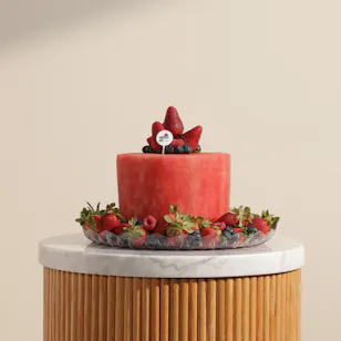 Fruitful Day Watermelon Fruit Cake