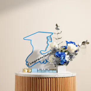 Floward Graduation Floral Chocolate for Him Tray