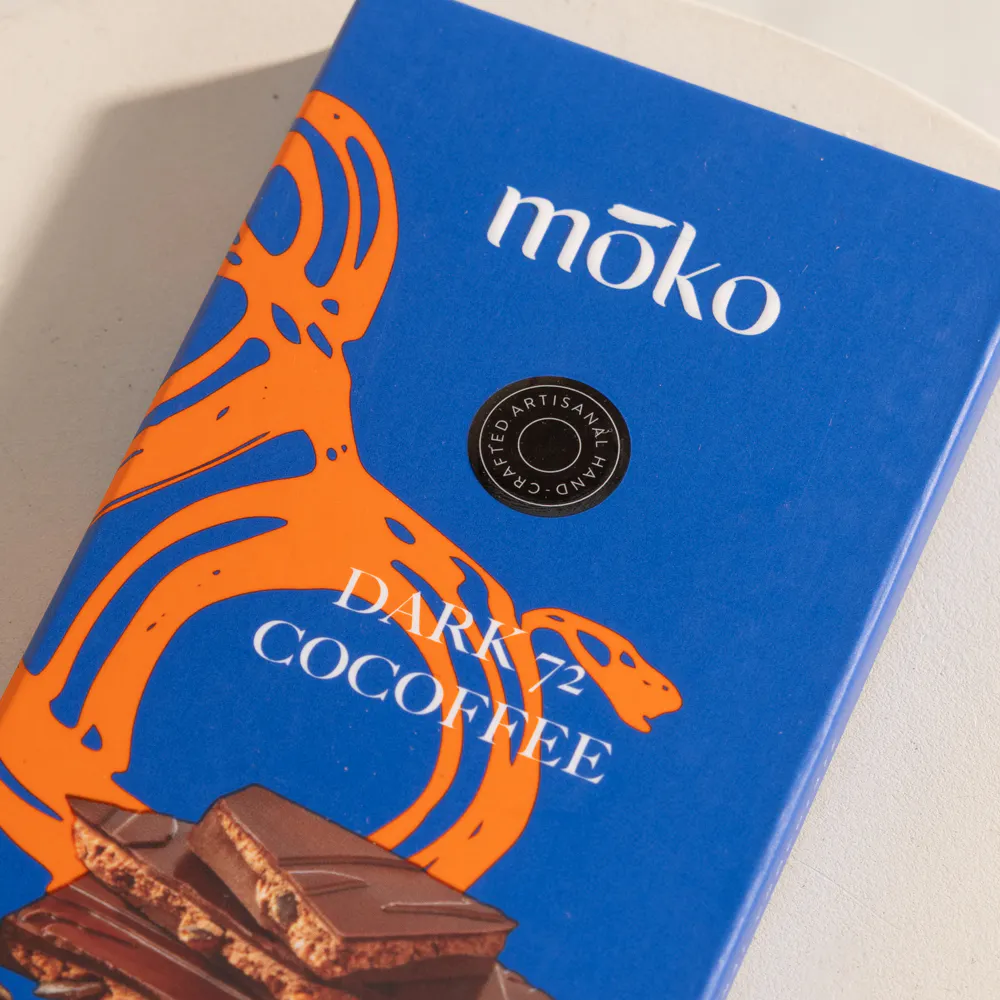 Buy and send Moko Dark Chocolate Coffee and Cocoa Bar | 70g gift