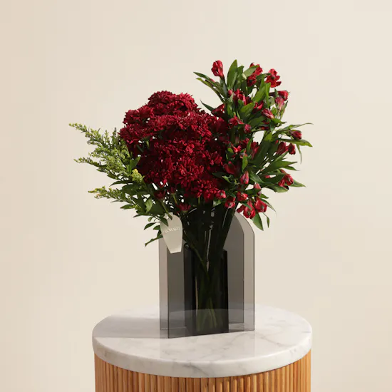 Scarlet Charm Flower Vase