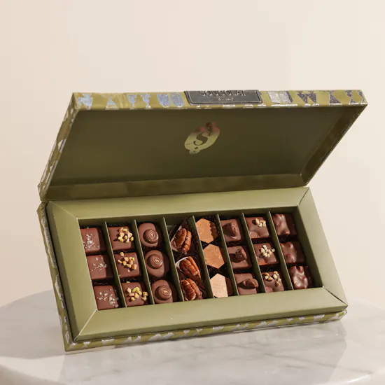Soucolat Velvet Green Chocolate Box