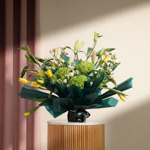 Valley of Light Flowers Bouquet by September Studio