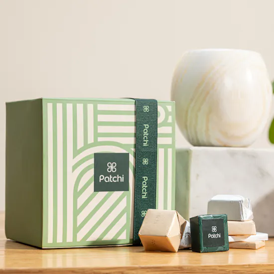 Lumiz Candles Premium Candles Set | Chocolate Box and Plant