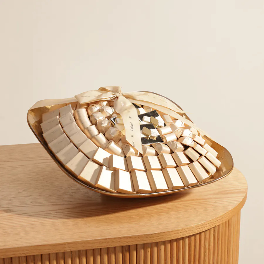 Patchi Premium Chocolates Gold Tray 2