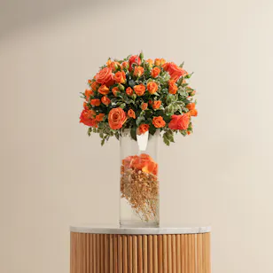 Orange Mandarin Vase Orange Mandarin Vase