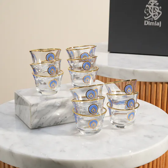 Dimlaj Charm Glass Cawa Cup Set