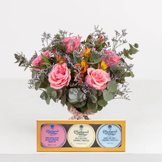 Charbonnel et Walker Truffle Trio Set | All For Love Bouquet