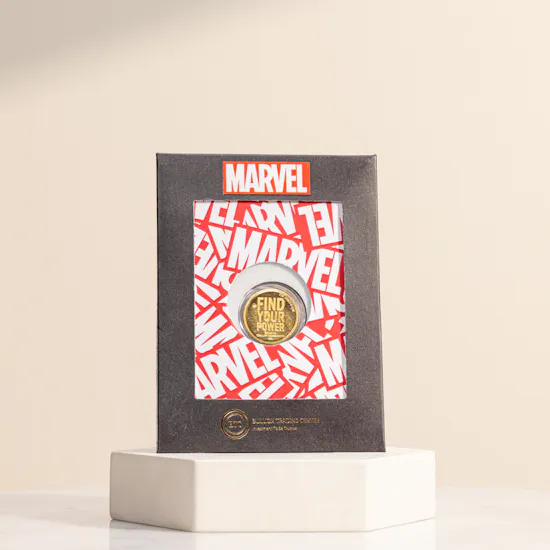 BTC Spider Man Gold Coin