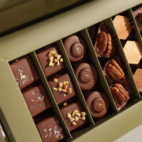 Soucolat Velvet Green Chocolate Box