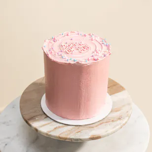 Floward Proud Of You Pink Glittery Cake Floward Proud Of You Pink Glittery Cake