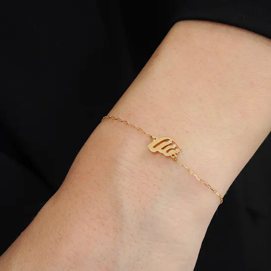 Midad Mooj Bracelet Letter Sheen