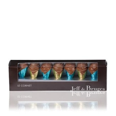 Jeff De Bruges Cornet Chocolate - 7 Pieces