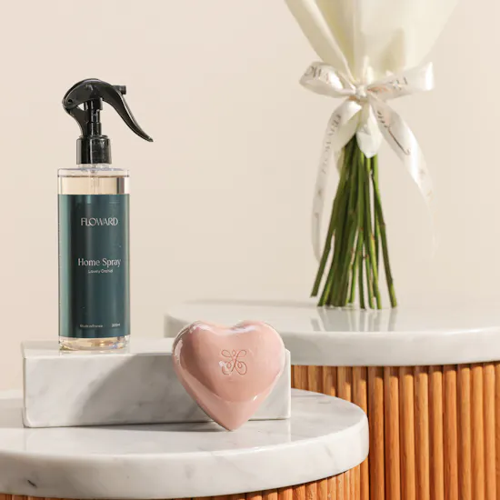 Floward Home Spray and Heart Soap Gift Set | Whisper of Harmony Flowers