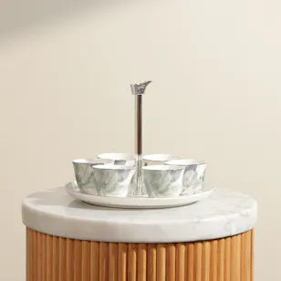 Otantik Marisella Arabic Coffee Set with Stand