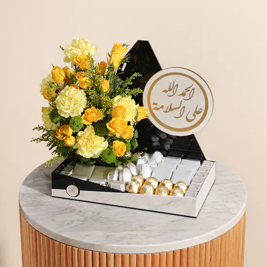 Floward Get Well Soon Chocolate Tray | Unique Flowers