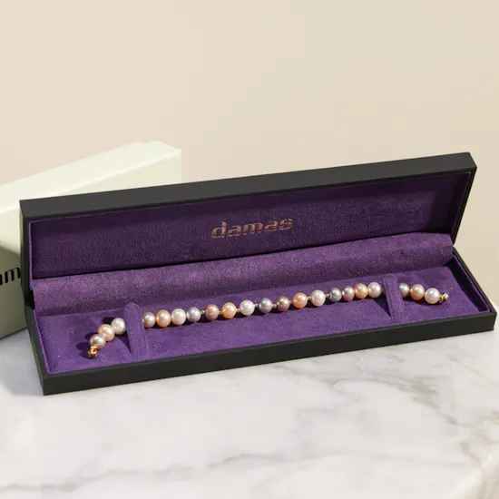 Damas Kiku Mixed Pearl String Bracelet