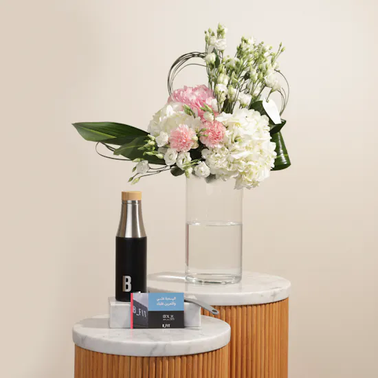 B_Fit Gym Membership Gift Set | Magical Flowers Vase