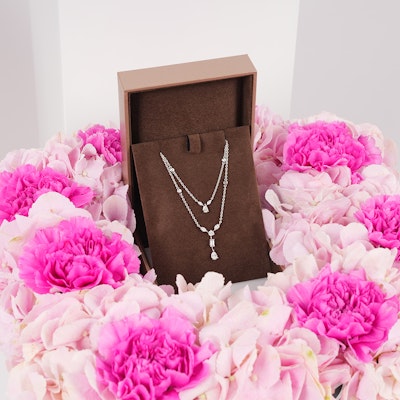 Kooheji Diamonds Layered Necklace | Pink Garden