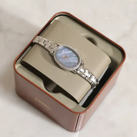 Fossil Penny Silver Stainless Steel Women's Watch
