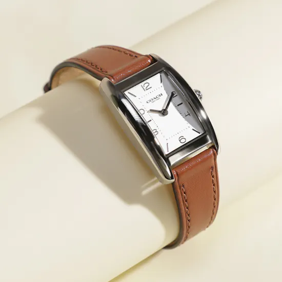 Coach Renwick Leather Strap Women's Watch